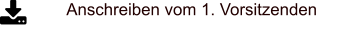 Anschreiben vom 1. Vorsitzenden